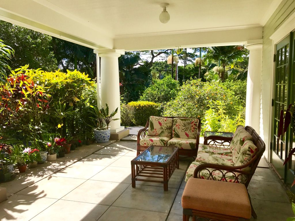 Front porch, where many a wonderful conversation is had!